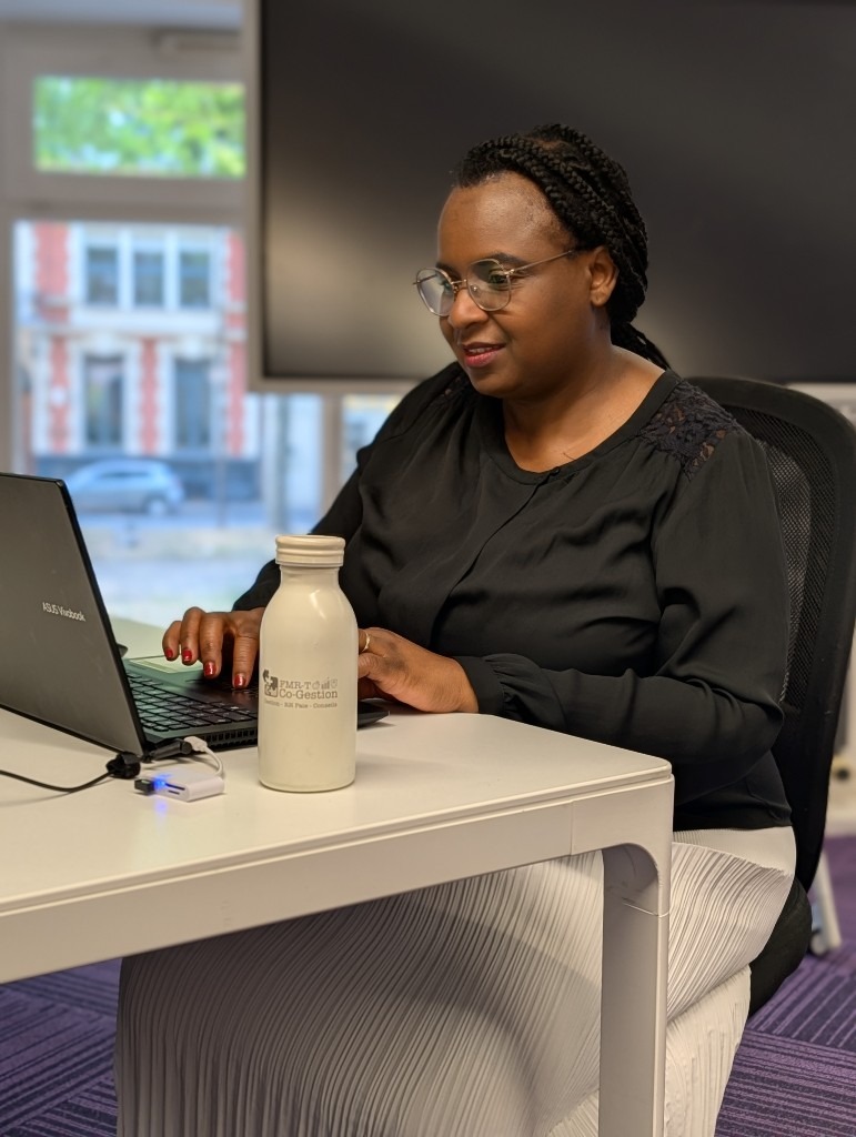 Marie-Françoise Rwamwaga au travail